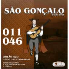 ENC SÃO GONÇALO VIOLÃO AÇO 011-046 