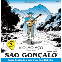 ENC SÃO GONÇALO VIOLÃO AÇO 011-046 