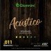 ENC GIANNINI VIOLÃO AÇO 011-052 ACUSTICO BRONZE 65/35 (GESPW)