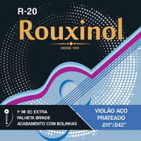 ENC ROUXINOL VIOLÃO AÇO 011-042 COM BOLINHA R20
