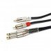 CABO DE AUDIO STAR CABLE 2P10M X 2RCA PROFISSIONAL 2MTS