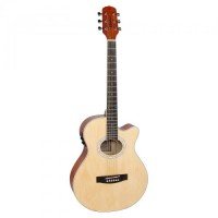 VIOLAO GIANNINI ELETROACUSTICO AÇO NATURAL SATIN (NS)