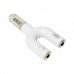 ADAPTADOR P2ST 4C X 2JACK J2ST 4C P/FONE E MICROFONE