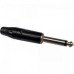 CONECTOR P10 MONO PROFISSIONAL STORM PRETO