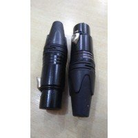 PLUG XLRF FEMEA STAR CABLE PROFISSIONAL ESPECIAL MOD1 (PRETO)