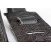 CORREIA BASSO 07CM BORDADO FLORAL PRETO VT SL 52
