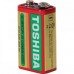 BATERIA 9V COMUM TOSHIBA 6F22KGSP SHRINK C/1