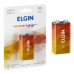 BATERIA 9V 6F22 ZINCO ELGIN AVULSA