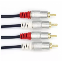 CABO DE AUDIO STAR CABLE 2RCA X 2RCA PROFISSIONAL 10MTS