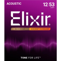 ENC ELIXIR VIOLÃO AÇO 012-053 80/20 NANOWEB ENC ELIXIR VIOLÃO AÇO 012-053 80/20 NANOWEB