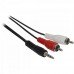 CABO DE AUDIO STORM 1,5MTS (P2SX2RCA) 