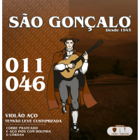 ENC SÃO GONÇALO VIOLÃO AÇO 011-046 