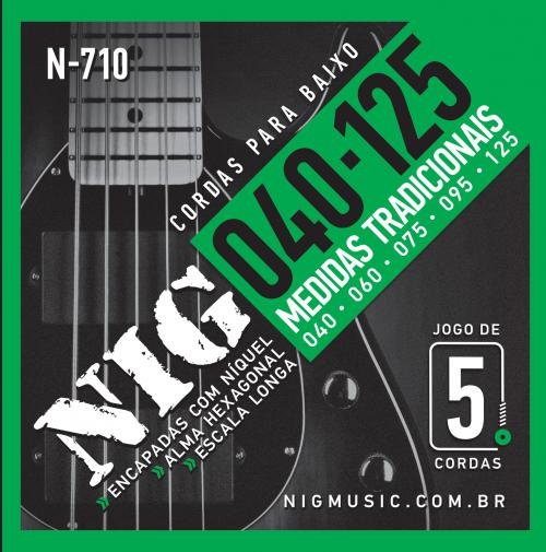 ENC BAIXO 05 CORDAS NIG 040-125 N-710
