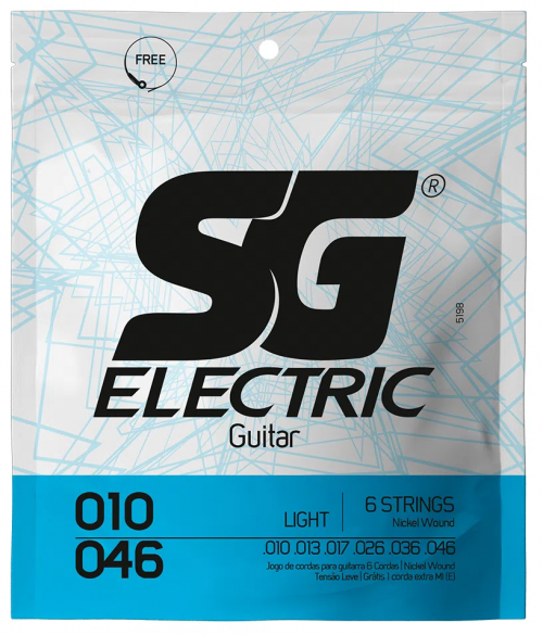 ENC SG GUITARRA 010-046 NICKEL ROUND