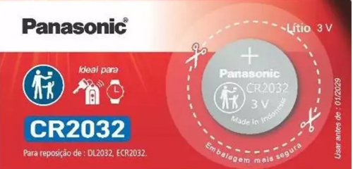 BATERIA 3V PANASONIC CR2032 UNIDADE