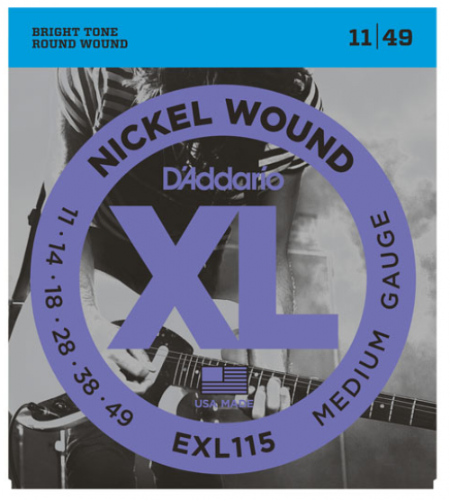 ENC D´ADDARIO GUITARRA 011-049 EXL115B