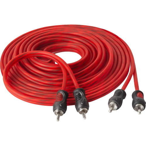 CABO DE AUDIO 05MTS 2RCA X 2RCA VERMELHO