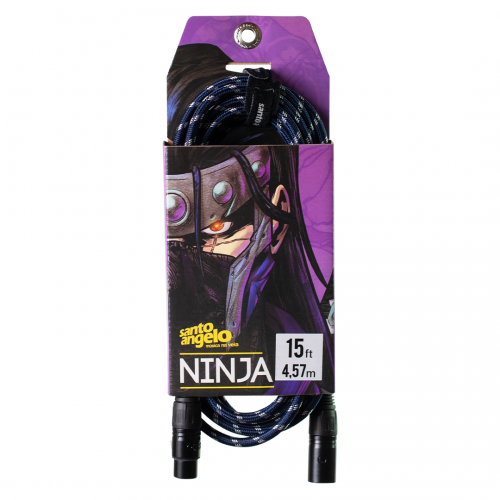 CABO MICROFONE SANTO ANGELO 6.10 NINJA MTS (XLRM x XLRF)