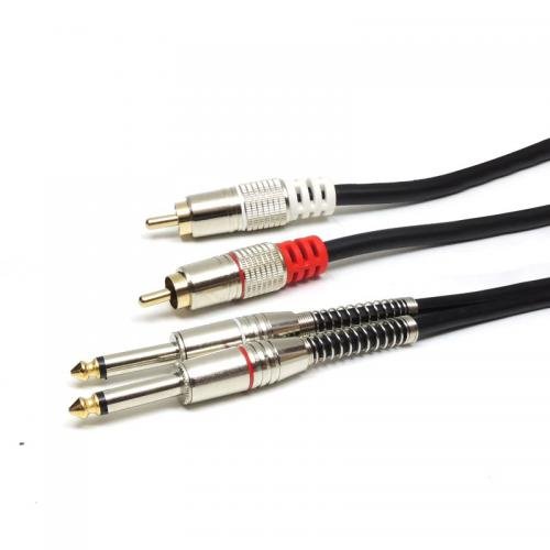CABO DE AUDIO STAR CABLE 2P10M X 2RCA PROFISSIONAL 2MTS