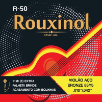 ENC ROUXINOL VIOLÃO AÇO 010 BOLINHA R50