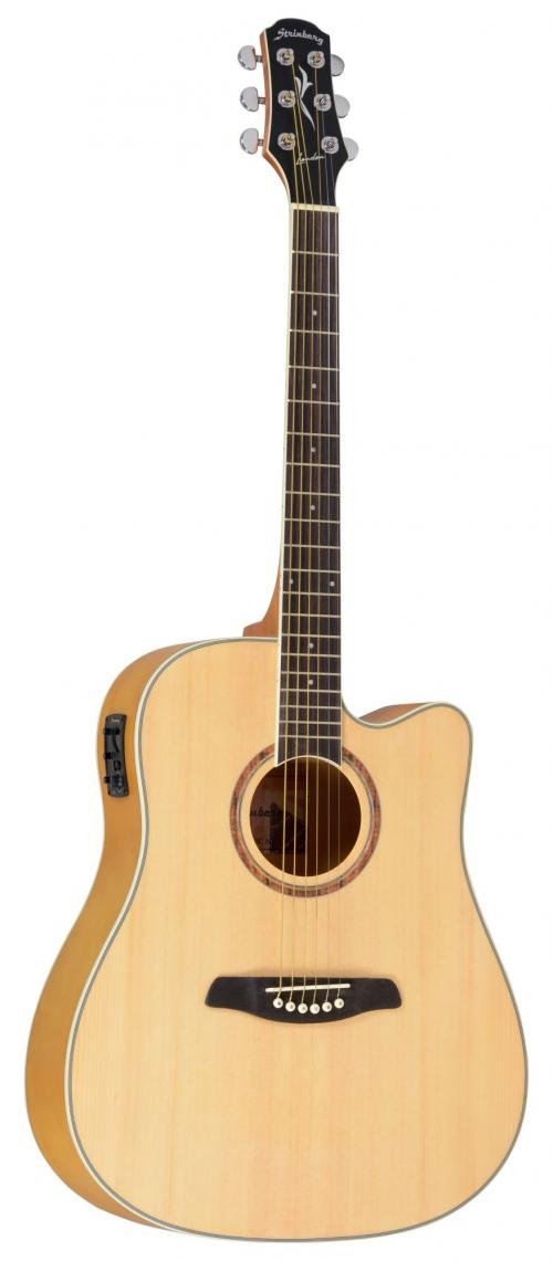 VIOLÃO STRINBERG FOLK AÇO LONDON LE30 NS