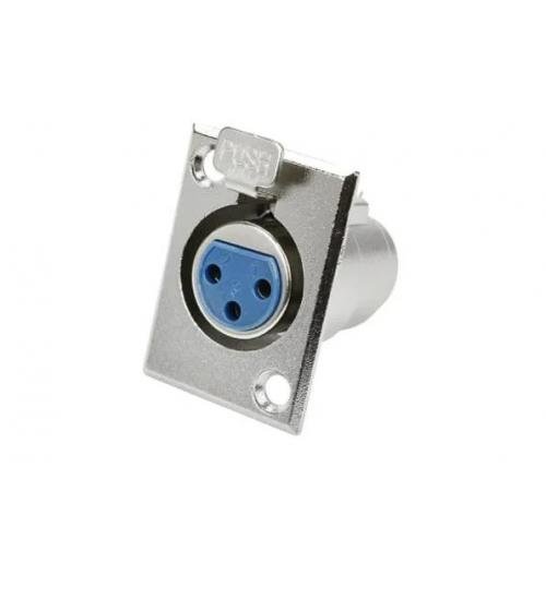 CONECTOR XLRF PAINEL 03 VIAS MXT
