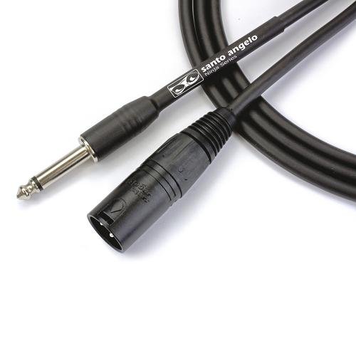 CABO MICROFONE INTERLIGAÇÃO SANTO ANGELO 0.91MTS NINJANM B (P10 X XLRM)