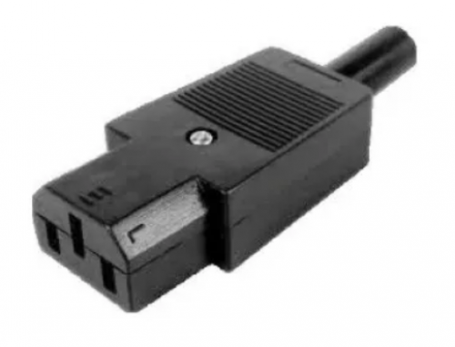 CONECTOR AC TOMADA FEMEA 