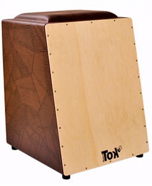 CAJON NOBRETOK MARROM/NATURAL COM BONGO
