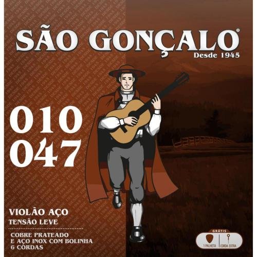 ENC SÃO GONÇALO VIOLÃO AÇO 010-046