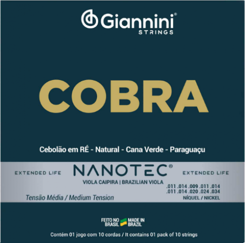 ENC GIANNINI COBRA VIOLA CAIPIRA MEDIA (RE) NANOTEC PROTETIVA 