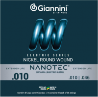 ENC GIANNINI GUITARRA 010-046 NANOTEC PROTETIVA