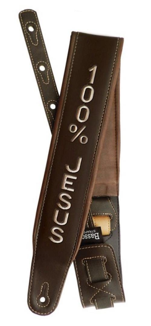 CORREIA BASSO CLA  100% JESUS MARROM
