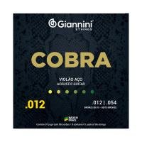 ENC GIANNINI COBRA VIOLÃO AÇO 012-054 85/15 GEEFLKS